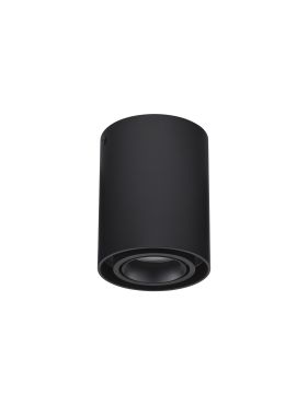 Nova Luce Ulty - spot en saillie - Ø 9,6 x 12,5 cm - noir