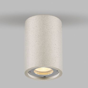 Nova Luce Par - plafonnier d'extérieur - Ø 9 x 13,5 cm - IP65 - blanc