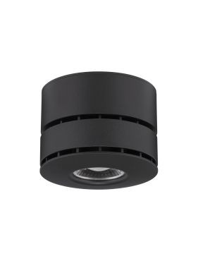 Nova Luce Lot - spot en saillie - Ø 10 x 7 cm - 15W LED inclus - noir