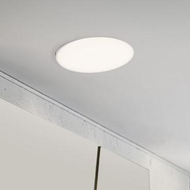 Nova Luce Perfect Profile Trimless - spot encastré - Ø 640 mm, 670 mm encastré - 40W LED dimmable inclus - 3000K - blanc