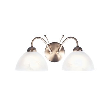 Searchlight Milanese - applique murale - 40 x 19 cm - laiton antique