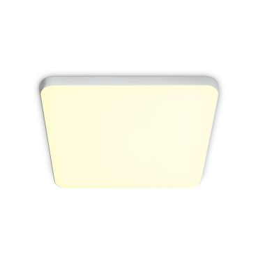 ONE Light Floating Square Panels - plafonnier - 16 x 16 x 1 cm - 14W LED inclus - blanc - couleur de lumière blanc chaud