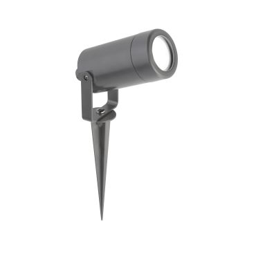 Searchlight Outdoor - spot au sol sur pointe - 32 x 25 cm - IP44 - gris