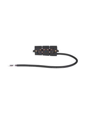 Nova Luce Breda - power connector - connexion entre le rail et le conducteur - noir