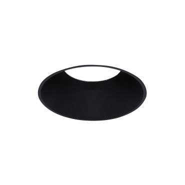 Nova Luce - cadre intérieur rond - Ø 77 mm - noir