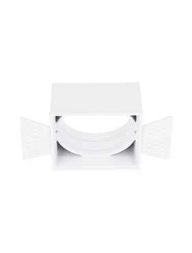 Nova Luce Wall Washer - spot encastré pour module LED - 7,4 x 7,4 cm - blanc