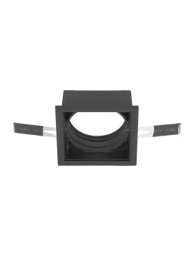 Nova Luce Wall Washer - spot encastré pour module LED - 8,5 x 8,5 cm - noir