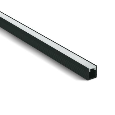 ONE Light - profilé LED - 0,8 x 0,9 cm - longueur 200 cm - noir