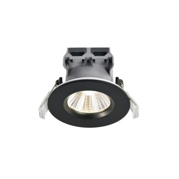 Nordlux Fremont 3-Kit - spot encastré - Ø 85 mm, Ø 72 mm taille d'encastrement - 3 x 4,5W dimmable LED inclus - IP65 - noir