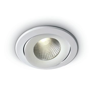 ONE Light COB Retro Downlights - spot encastré - Ø 138 mm, Ø 125 mm taille d'encastrement - 20W LED inclus - blanc - couleur de lumière blanche