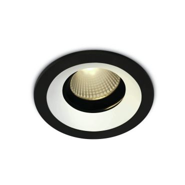 ONE Light Anneaux interchangeables - spot à encastrer - Ø 108 mm, Ø 90 mm à encastrer - 12W LED inclus - noir