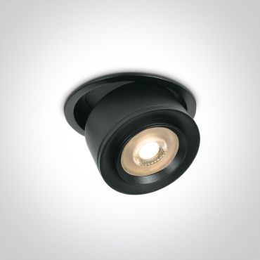 ONE Light Pop Up Range - spot encastré - Ø 105 mm, Ø 98 mm taille d'encastrement - 15W LED inclus - noir