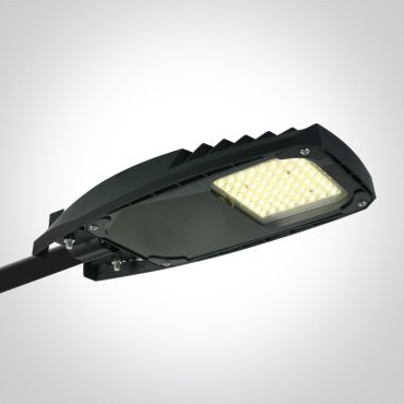 ONE Light Street Lighting - lampadaire - 40 x 19 x 7,4 cm - 50W LED inclus - IP66 - noir - couleur de lumière blanc chaud