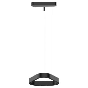 VK Lighting Aria - lampe suspendue - 40,8 x 306 cm - 40W dimmable LED inclus - noir