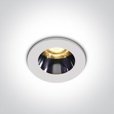ONE Light Mirror Dark Light Range - spot encastrable - Ø 40 mm, Ø 34 mm taille d'encastrement - 3W LED inclus - blanc