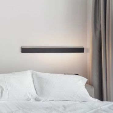 Nova Luce Colby - 5 x 4,2 x 60 cm - 21W LED inclus - noir sable