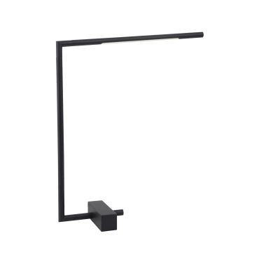 Nova Luce Raccio - lampe à poser - 36,5 x 12 x 40 cm - 6,8W LED inclus - noir