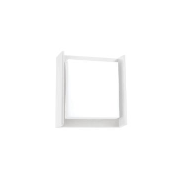 VK Lighting Tod - applique murale d'extérieur - 14,5 x 14,5 x 4,5 cm - 9W LED inclus - IP65 - blanc
