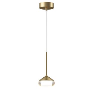 Artdelight Phoenix - lampe suspendue - Ø 11,6 x 208,2 cm - 7W dimmable led inclus - brushed gold