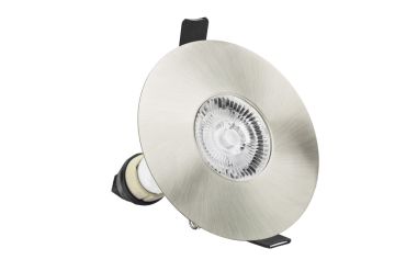 Integral LED Vienna - spot encastré - Ø 110 mm, Ø 70-100 mm encastré - IP65 - nickel satiné