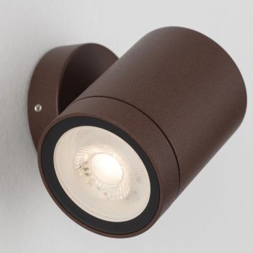 Nova Luce Vilua - applique murale d'extérieur - Ø 6 x 9,7 cm - IP54 - corten