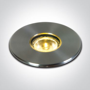 ONE Light Recessed and Inground - spot au sol pour l'extérieur - Ø 55 mm, Ø 100 mm taille d'encastrement - 2W LED inclus - IP67 - acier inoxydable