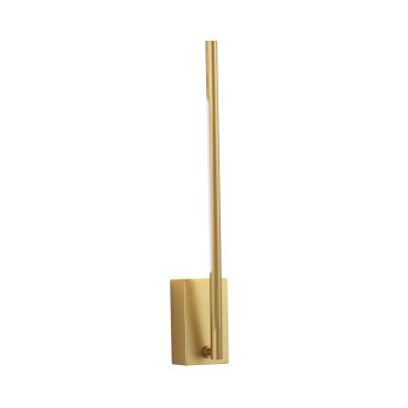 Nova Luce Raccio - applique murale - 12 x 6 x 37 cm - 4,6W LED inclus - laiton doré