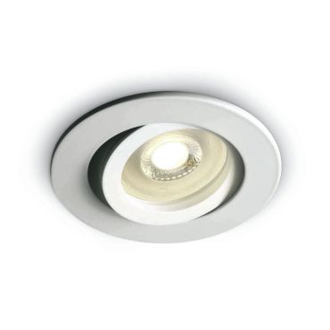 ONE Light Round Clip In Range - spot encastré - Ø 84 mm, Ø 72 mm à encastrer - blanc