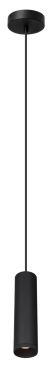 Artdelight Milano - lampe suspendue - Ø 6,6 x 175 cm - noir