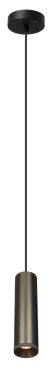 Artdelight Milano - lampe suspendue - Ø 6,6 x 175 cm - bronze clair