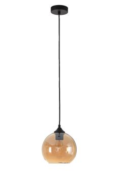 Artdelight Marino - lampe suspendue - Ø 20 x 176 cm - ambre