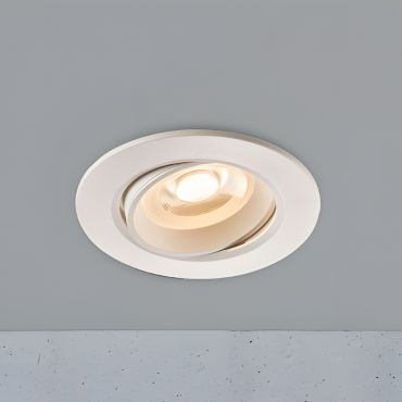 Nordlux Roar - spot encastré - Ø 85 mm, Ø 68 mm taille d'encastrement - 6,5W dimmable LED inclus - IP23 - blanc