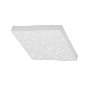 Nova Luce Cielo - plafonnier - 30 x 30 x 4 cm - 8W LED dimmable inclus - blanc