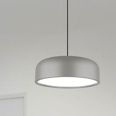 MODÈLE D’EXPOSITION - Nova Luce Perleto - lampe suspendue - Ø 48 x 133 cm - gris