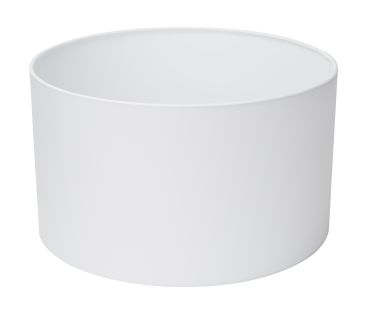 Searchlight Drum - abat-jour - Ø 40 x 23 cm - blanc