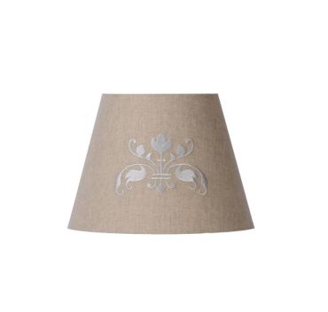 Lucide Robin - abat-jour - Ø 25,5 cm - Taupe