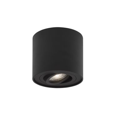 Nova Luce Gozzano - spot en saillie - Ø 8 x 9 cm - noir
