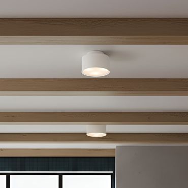 VK Lighting Eos - spot en saillie - Ø 13 x 9 cm  - blanc