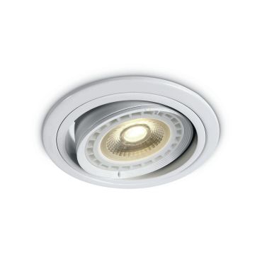 ONE Light Adjustable Round - spot à encastrer - Ø 175 mm, Ø 155 mm à encastrer - blanc