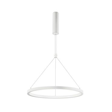Nova Luce Empatia - lampe suspendue - Ø 60 x 120 cm - 35W LED dimmable inclus - blanc sable