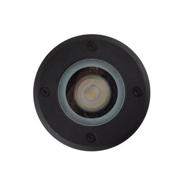 Roi Du Luminaire Hades - spot rond pour l'extérieur - Ø 110 mm, Ø100 mm à encastrer - IP67 - noir
