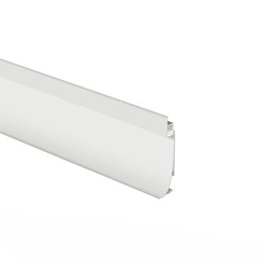 KLUS Olis-K - profilé de plinthe en aluminium - 2,41 x 9 cm - blanc