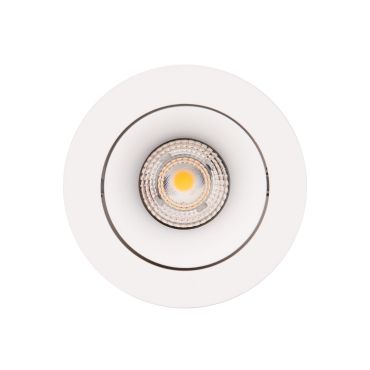 Maxlight Bellatrix Tilted for H0112 - spot encastré 1L - Ø 105 mm, Ø 90 mm taille d'encastrement - blanc