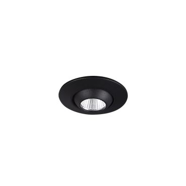 Maxlight Yuca Round - spot à encastrer - Ø 55 mm, Ø 45 mm à encastrer - 3W LED inclus - noir
