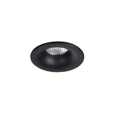 Maxlight Yuca Fixed - spot à encastrer - Ø 47 mm, Ø 42 mm à encastrer - 3W LED inclus - noir