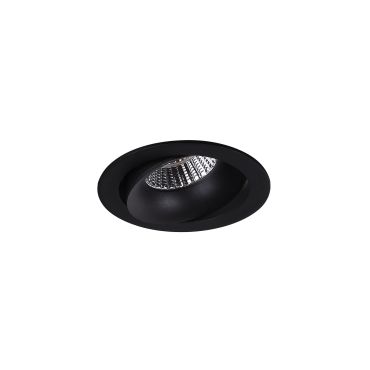 Maxlight Arya Tilted - spot encastré - Ø 104 mm, Ø 92 mm encastré - 8W LED dimmable inclus - noir