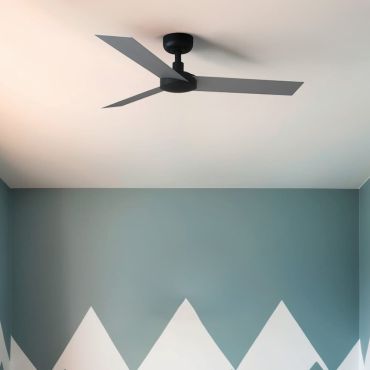 Faro Cruiser S - ventilateur de plafond - Ø 106 cm - noir mat et aluminium