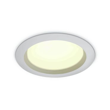 ONE Light Salle de bain Downlights - spot encastré - Ø 228 mm, Ø 210 mm encastré - 25W LED inclus - blanc - IP54 - couleur de lumière blanche