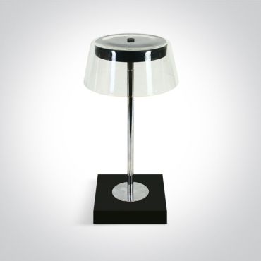 ONE Light Portable Table Lights - lampe de table rechargeable - Ø 13,8 x 27 cm - 2,5W dimmable LED inclus - IP65 - noir