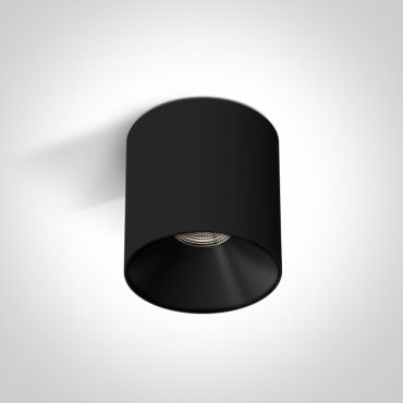 ONE Light Wall &amp; Ceiling LED - spot en saillie 1L - Ø 8 x 8,5 cm - 10W LED inclus - noir